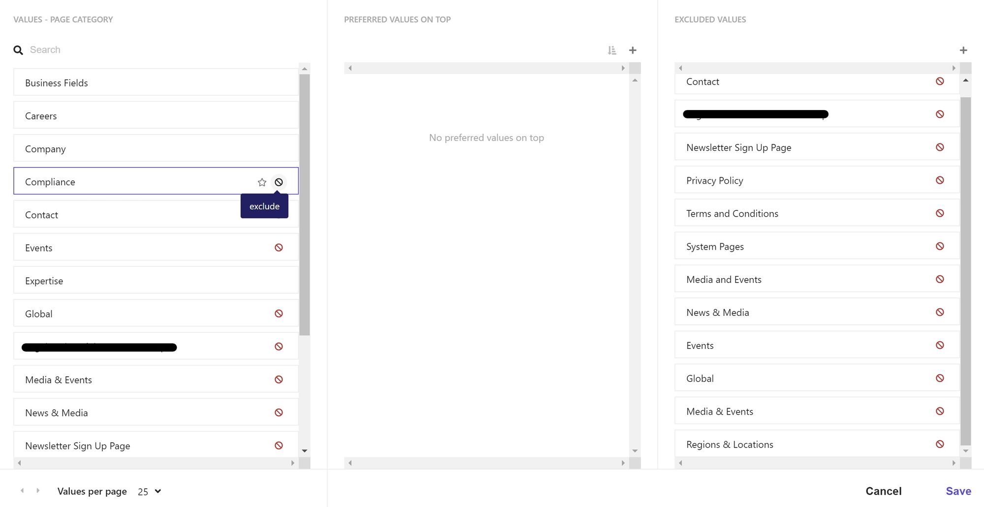 Fine-tune Sitecore Search Facets